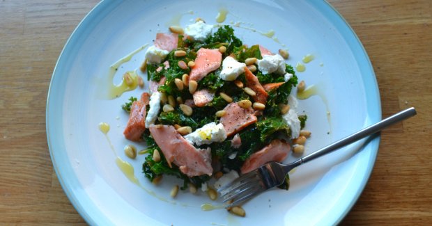 Trout & Kale Salad